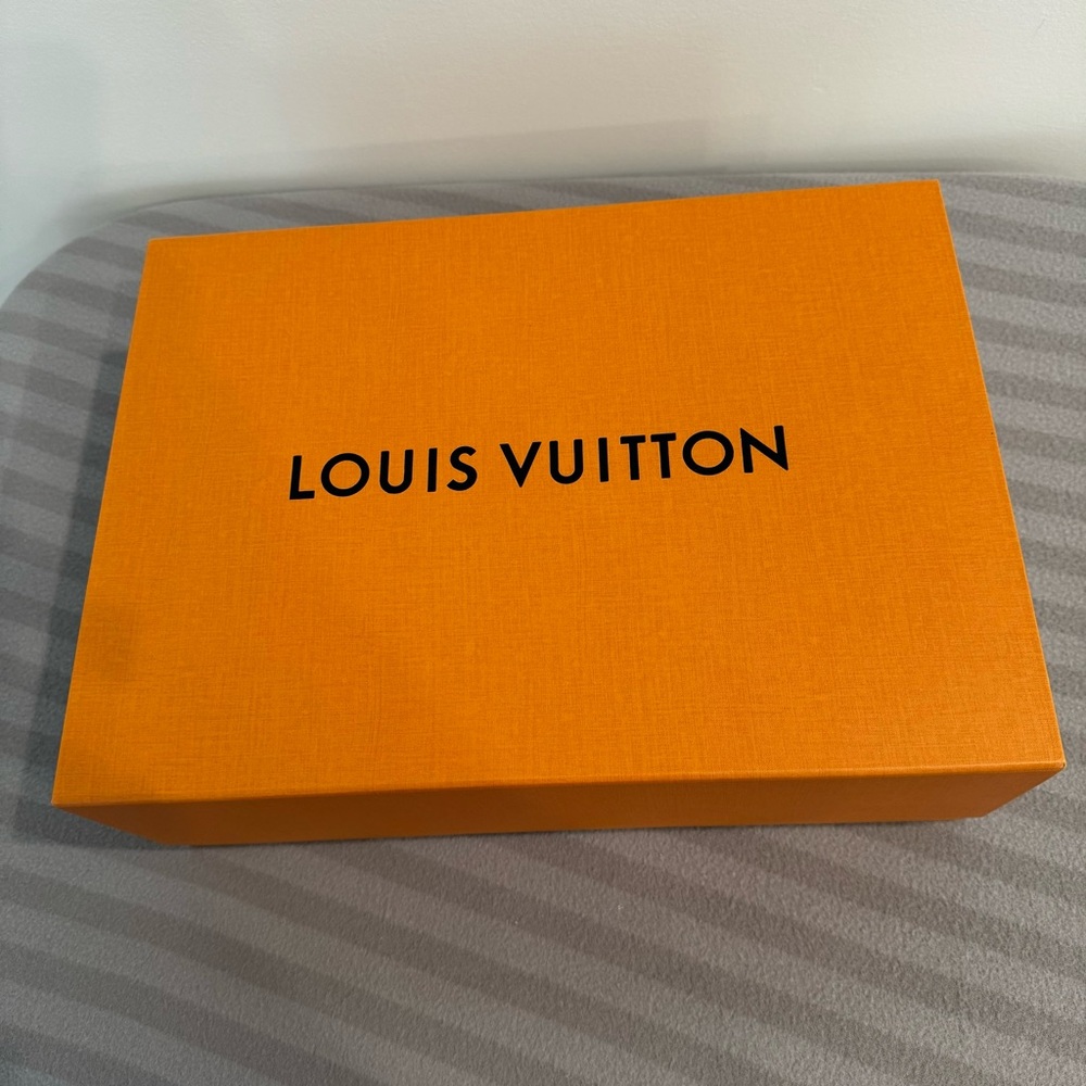 Louis Vuitton Vibrant Orange Empty Gift Box